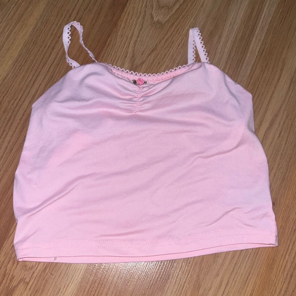 Pink Crop Top